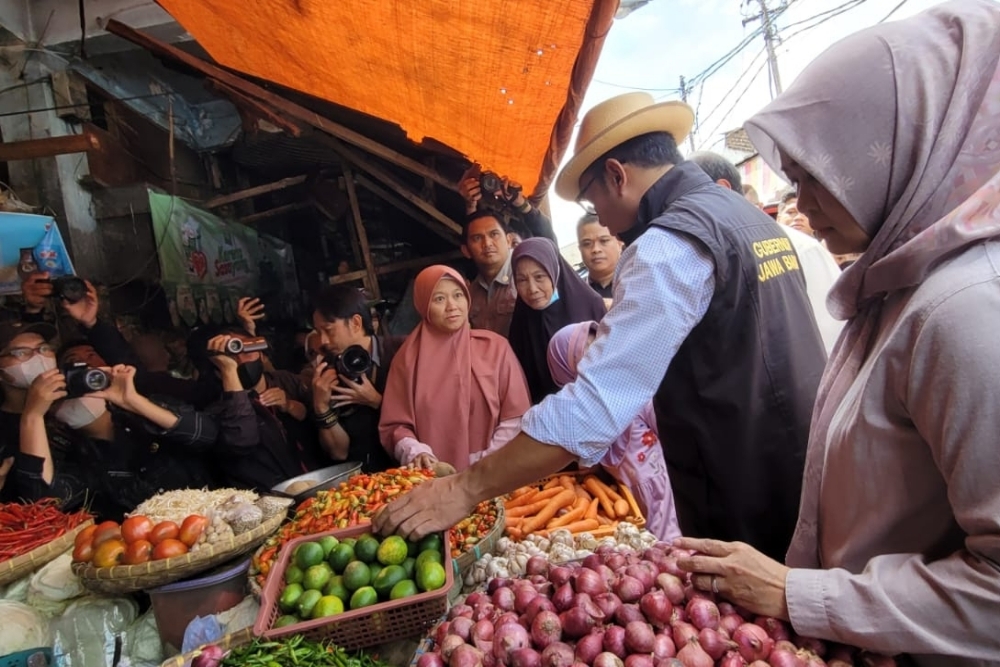  70 Persen Komoditas Pangan Naik, Ridwan Kamil Minta Ibu-ibu tidak Khawatir