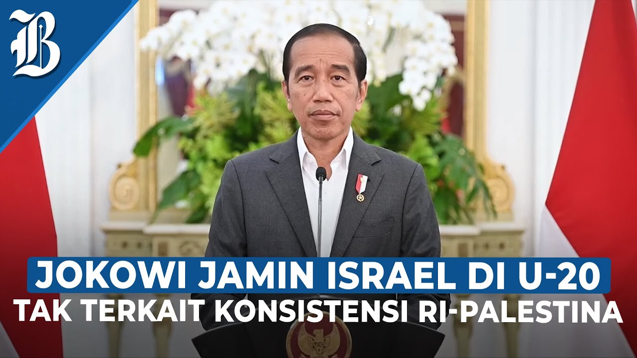  Israel di Piala Dunia U-20, Jokowi: Jangan Campuri Olahraga dengan Politik