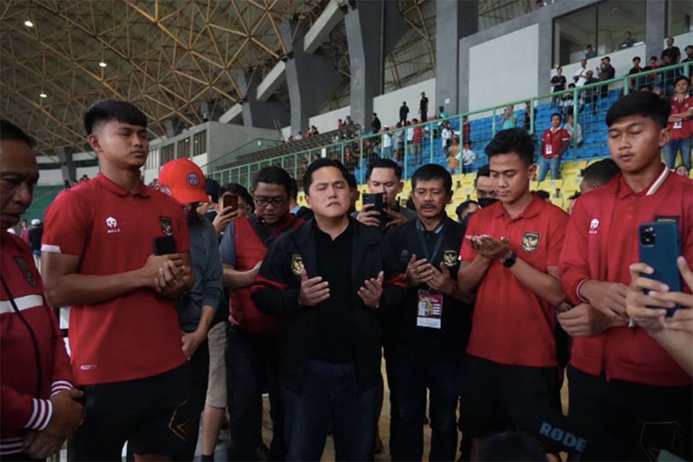  Nego Tuan Rumah Piala Dunia Gagal, Erick Thohir: Kita Harus Tegar