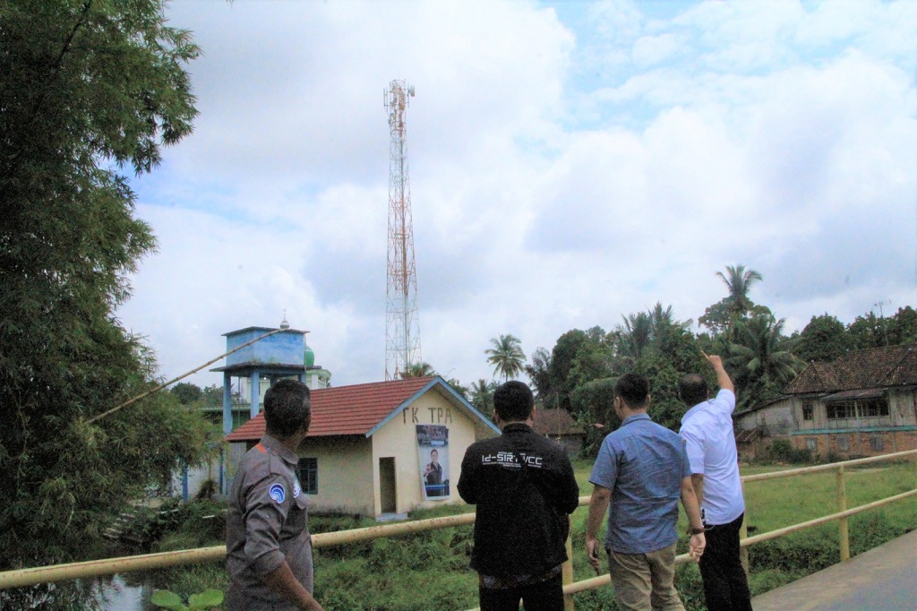  Sinergi Kemenkominfo-Pemkab OKI Wujudkan Desa Merdeka Sinyal