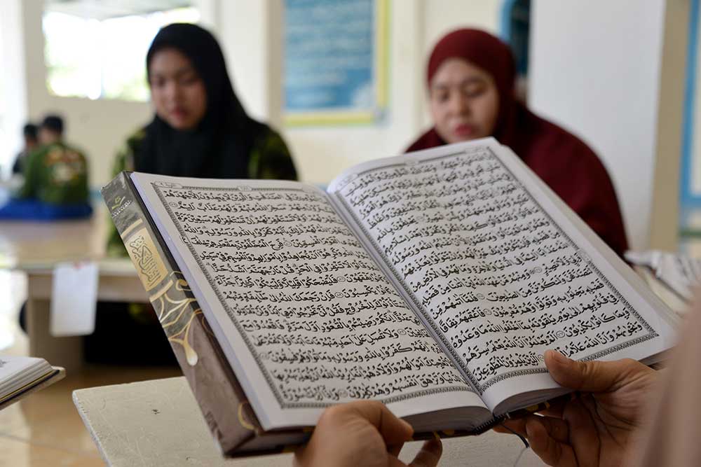  Napi di Lapas Kelas III Lhoknga Kabupaten Aceh Besar Gelar Ikuti Kegiatan Tadarus Selama Bulan Ramadan