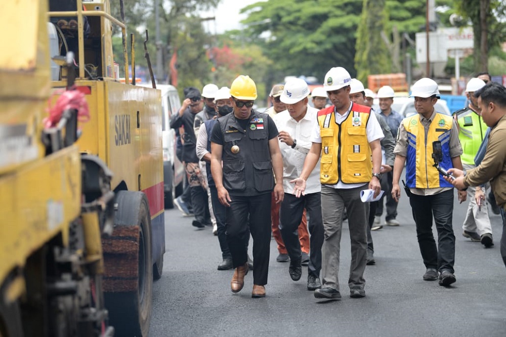 50 Persen Perbaikan Jalur Lingkar Selatan Kota Sukabumi Rampung H-10 Lebaran