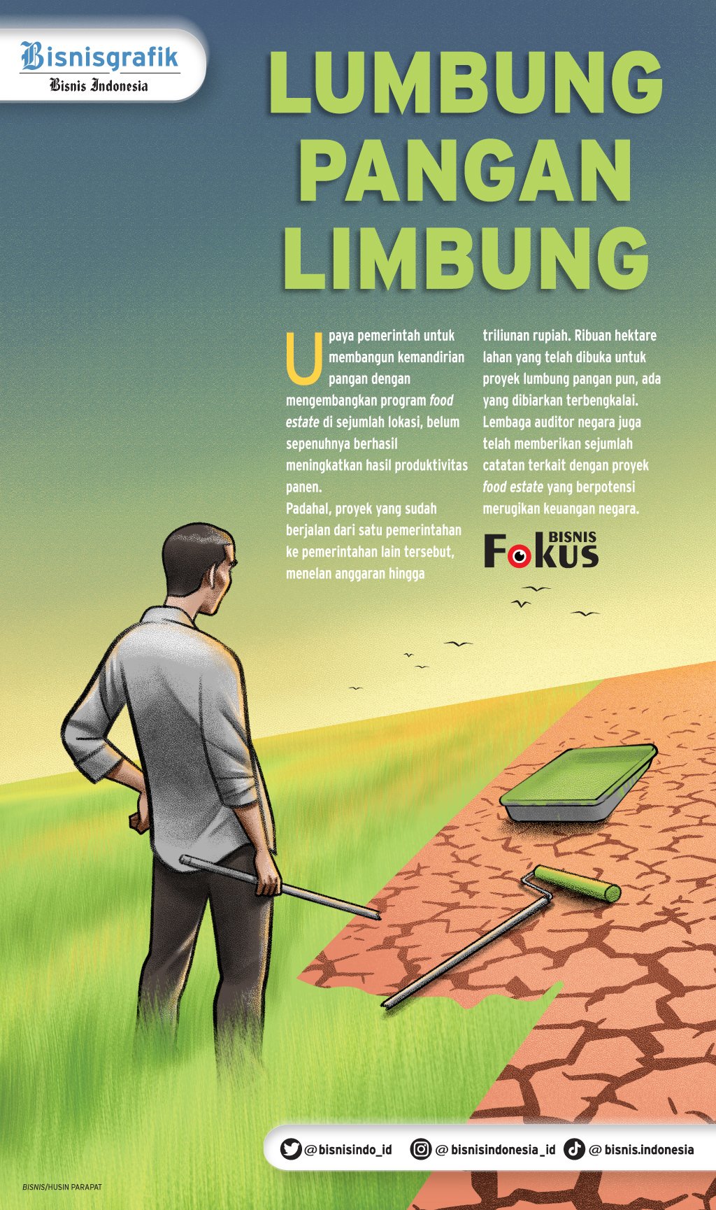  KEMANDIRIAN NASIONAL : Lumbung Pangan Limbung