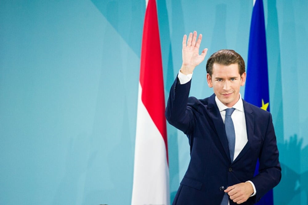 Sebastian Kurz, Mantan Perdana Menteri Austria, (31 Tahun)/bloomberg