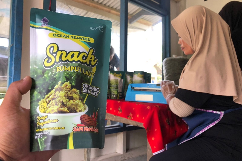  Tangan Terampil Warga Pangandaran, Snack Rumput Laut Buatannya Bisa Tembus Pasar Singapura
