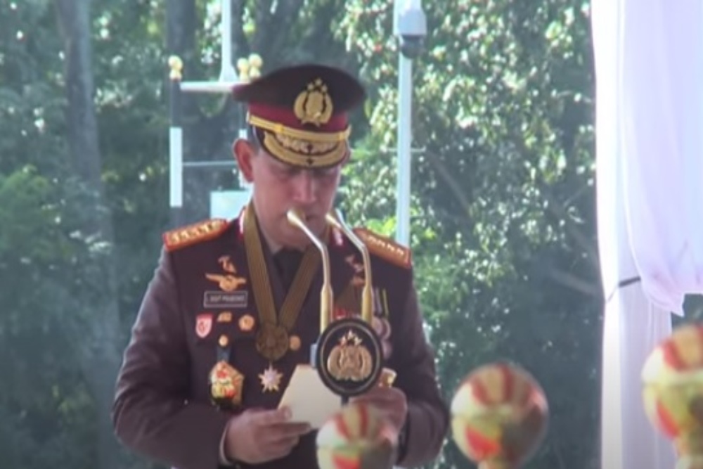 Kapolri Jenderal Listyo Sigit Prabowo memastikan pihaknya akan mengawal Pemilu tahun 2024. Fokus untuk menghindari polarisasi di tengah masyarakat. JIBI/Bisnis-Nancy Junita