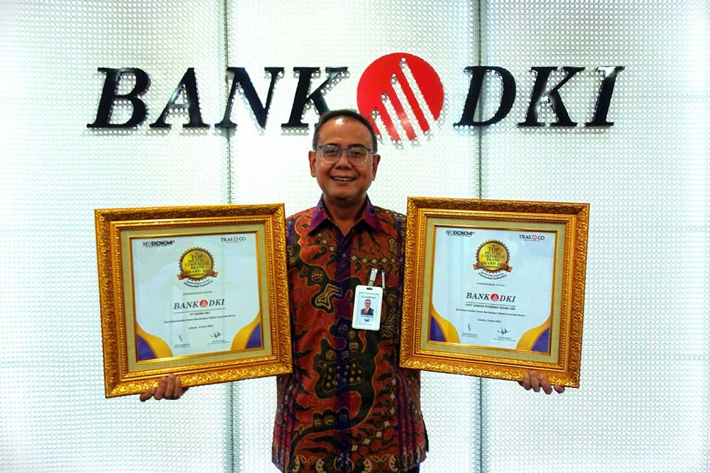  Bank DKI Raih TOP Digital Corporate Brand Award 2023 Kategori Konvensional dan Syariah