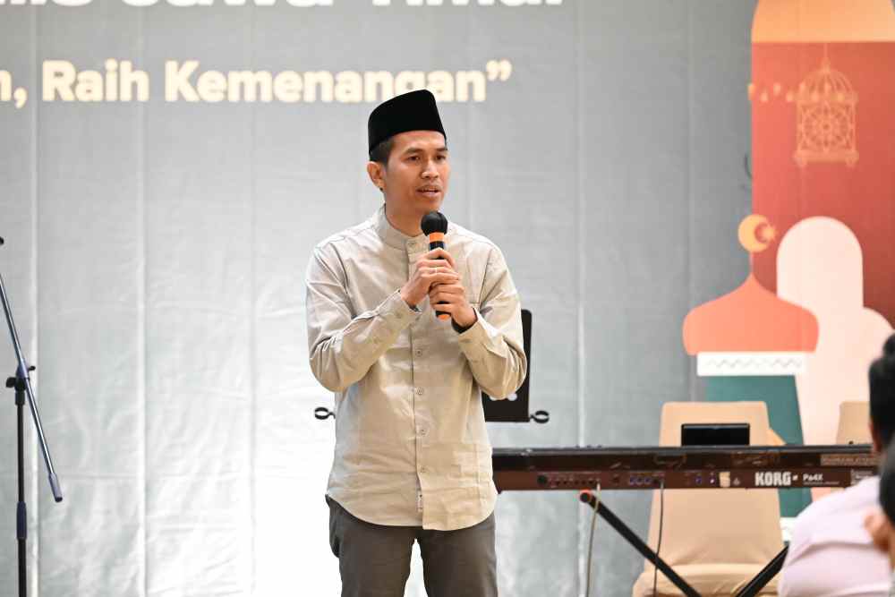 General Manager of Corporate Communication PT Semen Indonesia (Persero) Tbk atau SIG, Arif Gunawan Sulistiyono saat Merayakan Ramadan SIG Bersama Jurnalis Jatim, Rabu (12/4/2023)./Dok. SIG