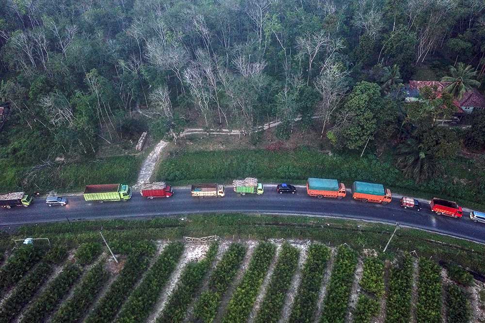  Arus Lalu Lintas di Jalan Lintas Sumatra Mulai Meningkat