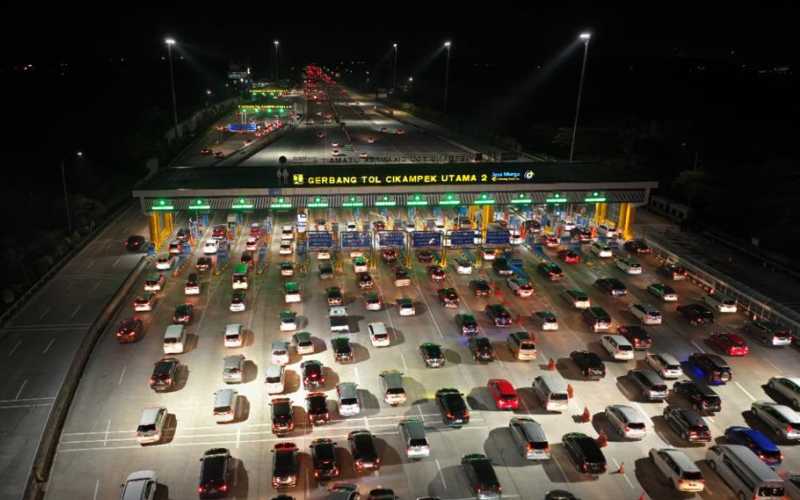  Jasa Marga: 39.857 Kendaraan Tinggalkan Jakarta Melalui Tol Cikampek
