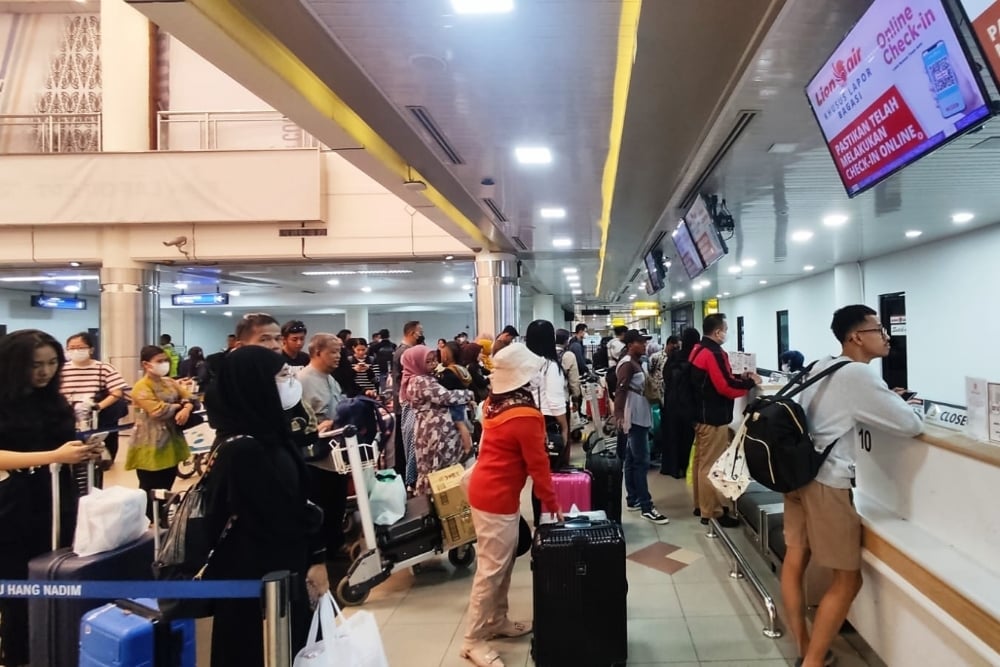 Arus penumpang di Bandara Hang Nadim Batam