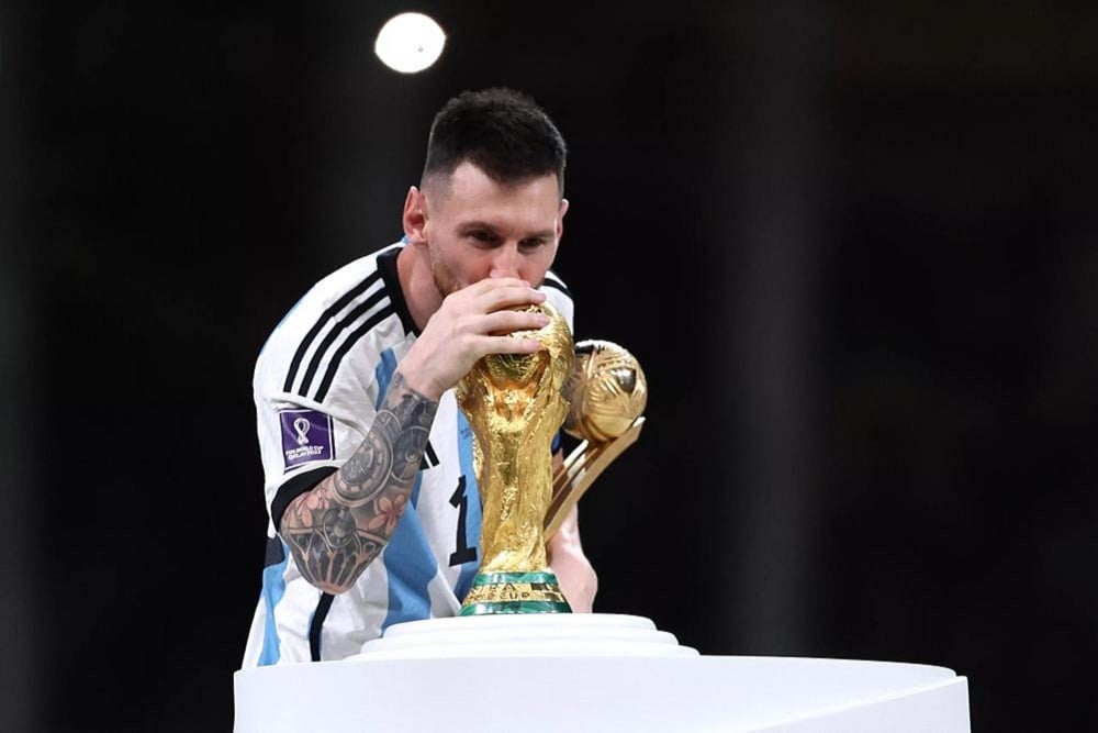 Lionel Messi mengantar timnas Argentina menjadi juara Piala Dunia 2022. Resmi! Piala Dunia U-20 di Argentina, FIFA Sebut-sebut Nama Messi/FIFA