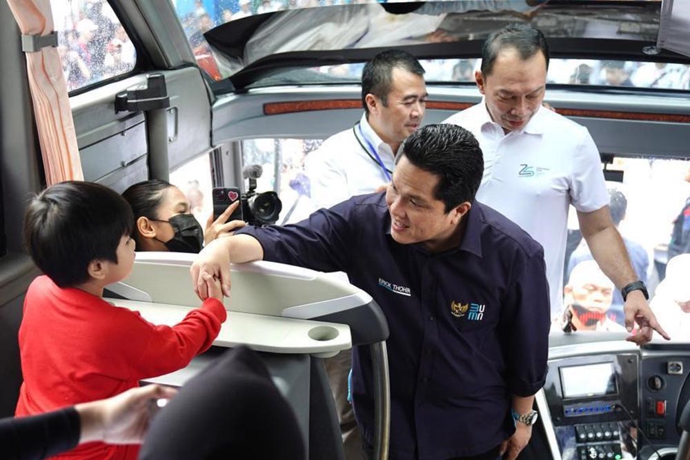  Erick Thohir: Mudik Bersama BUMN 2023 Angkut 78.017 Pemudik