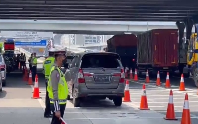  Awas! Jadwal Ganjil Genap Mudik di Jalan Tol Hari Ini Mulai Pukul 08.00 WIB