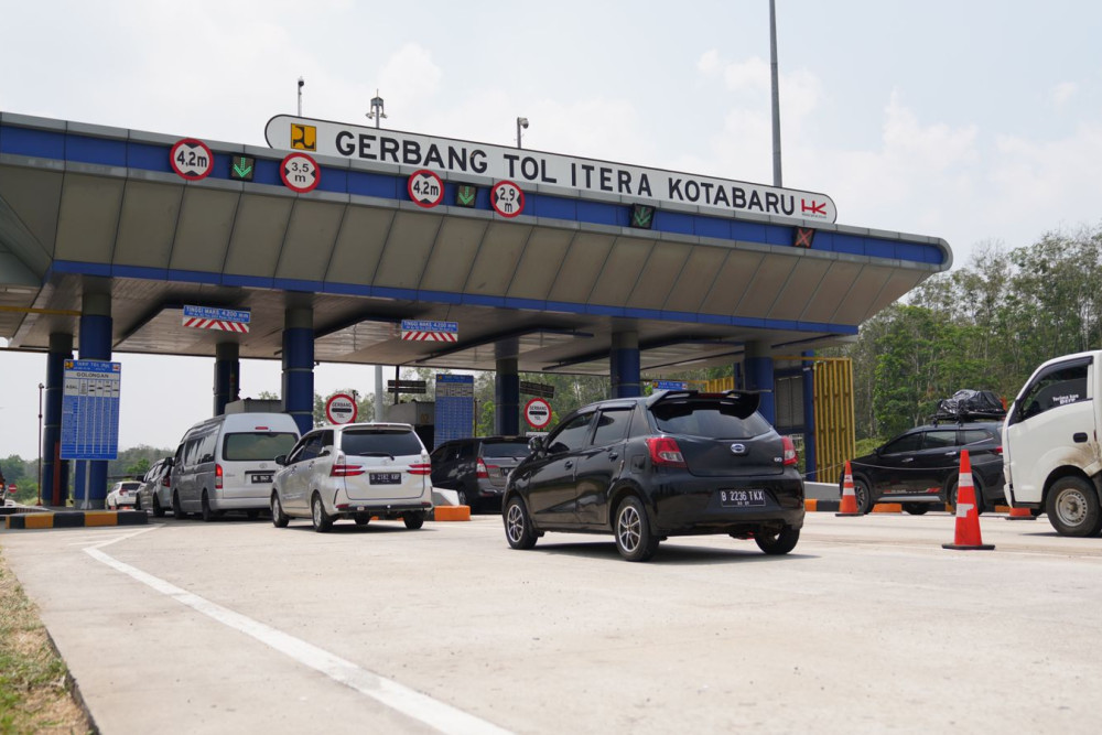  Jumlah Kendaraan Masuk Tol Trans Sumatra Tercatat 90.140