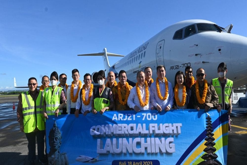  Perkuat Layanan Penerbangan, TransNusa Kantongi Kode Resmi Pesawat COMAC ARJ21-700