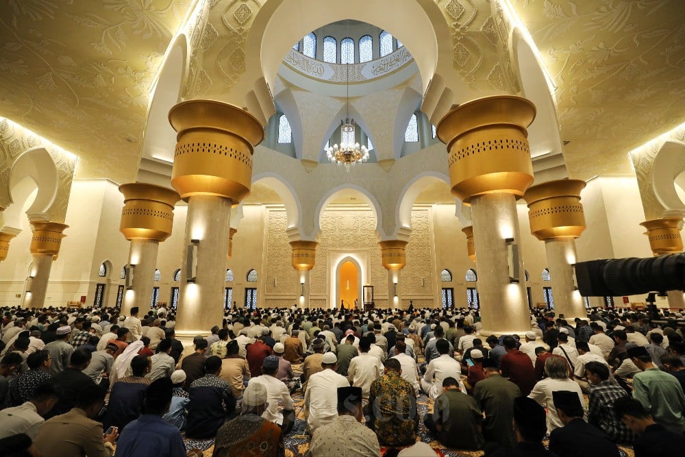  Salat Idulfitri di Masjid Sheikh Zayed