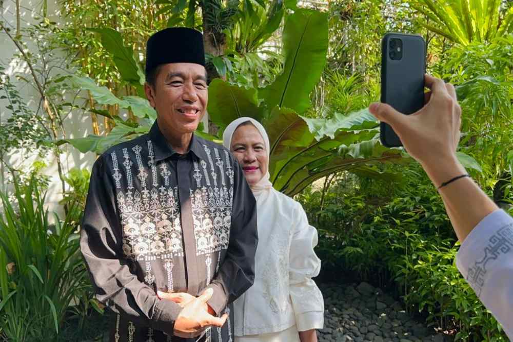  Idulfitri 1444 H, Jokowi dan Ma\'ruf Amin Bersilaturahmi Lewat Panggilan Video