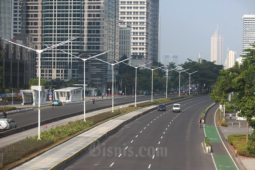  Jalan Protokol Jakarta Lengang Saat Idulfitri