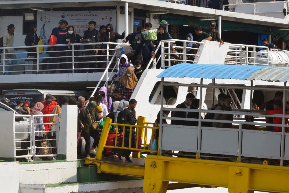  Arus Balik H+1 Lebaran, Penumpang yang Menyeberang dari Sumatra ke Jawa Meningkat 29 Persen