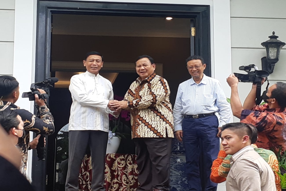  Prabowo Tiba, Langsung Disambut Wiranto di Depan Pintu