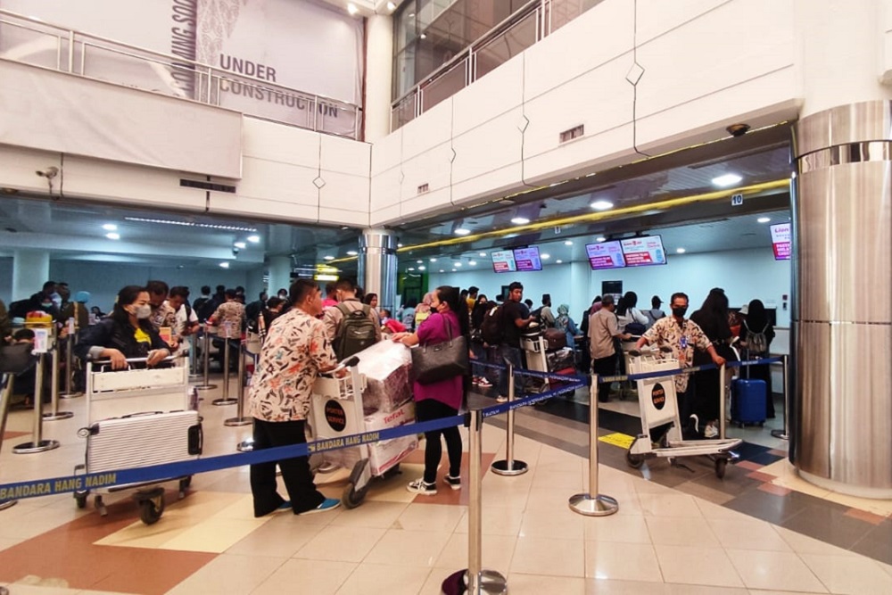  H+3 Lebaran, Arus Balik di Bandara Hang Nadim Capai 13.487 Orang