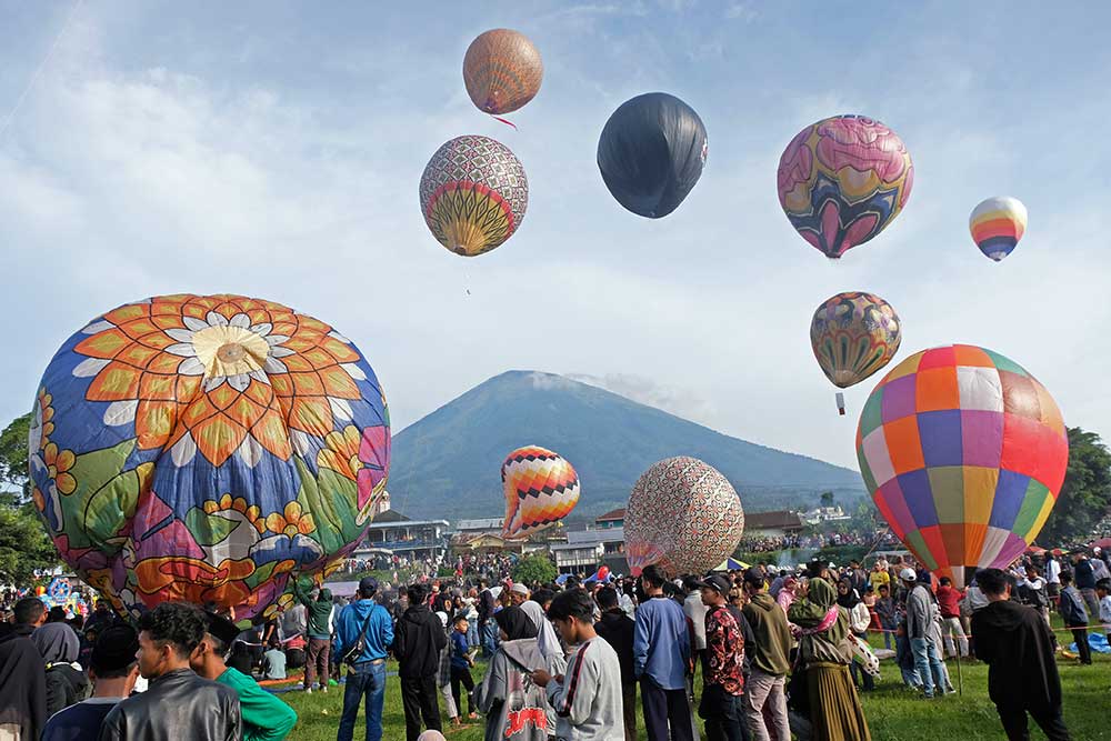  Festival Balon Udara Tradisional Kembali Digelar di Temangung