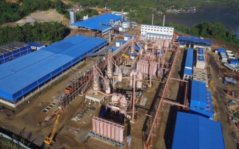 Progres pembangunan smelter NPI perusahaan yang sedang dibangun PT COR Industries Indonesia (PT CORII) di Morowali Utara, Sulawesi Tengah, telah mencapai tahap commissioning./Central Omega Resources