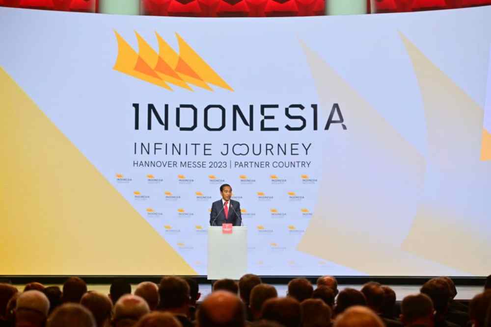 Presiden Jokowi di Hannover Messe 2023 di Jerman / Setkab