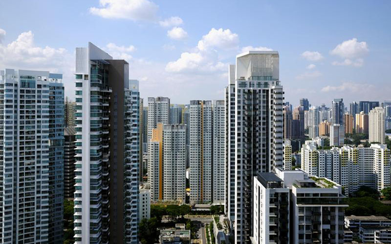 Apartemen dan properti komersial Singapura, foto file 27 September 2018./Reuters