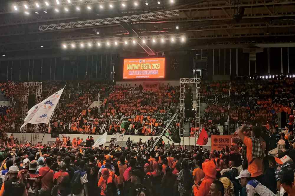  Buruh Unjuk Rasa May Day, Dinas Lingkungan Hidup Pastikan Jakarta Bersih