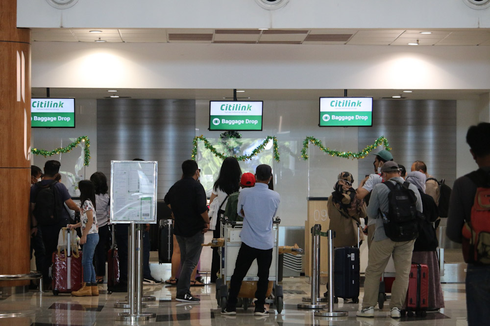 Suasana area check-in Bandara Internasional Juanda Surabaya./Dok. AP I