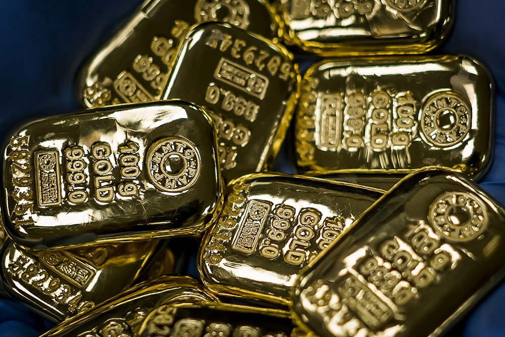 Ilustrasi emas batangan/ Bloomberg.  Tarif Pajak Emas Batangan Turun dari 0,45 Persen jadi 0,25 Persen
