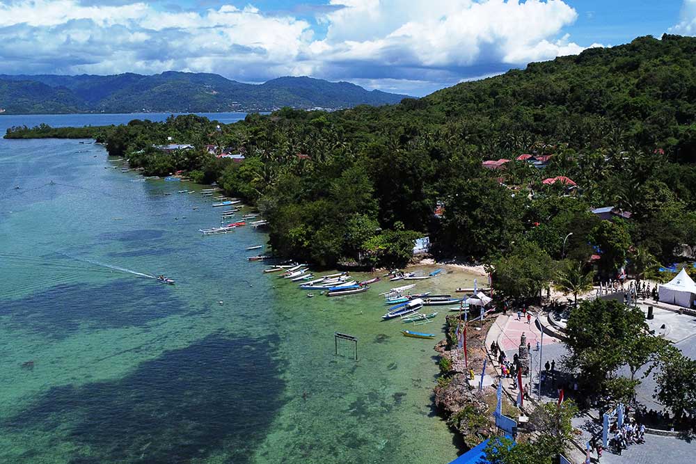  Pemerintah Kembangkan Kawasan Wisata Pulau Karampuang Mamuju