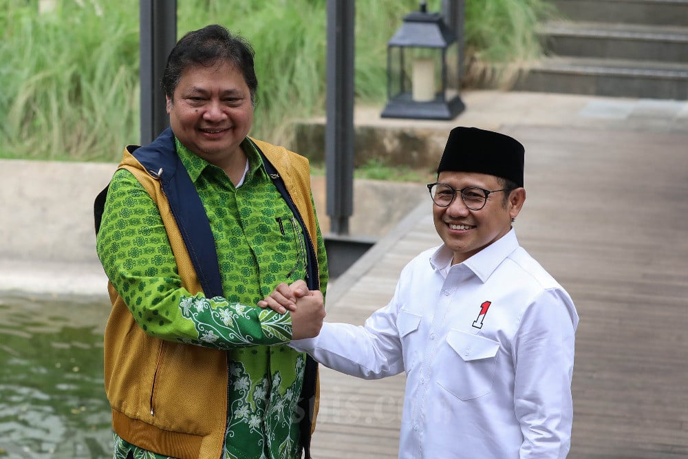  Airlangga Hartarto Bertemu Muhaimin Iskandar Bahas Koalisi Golkar dan PKB di Pemilu 2024