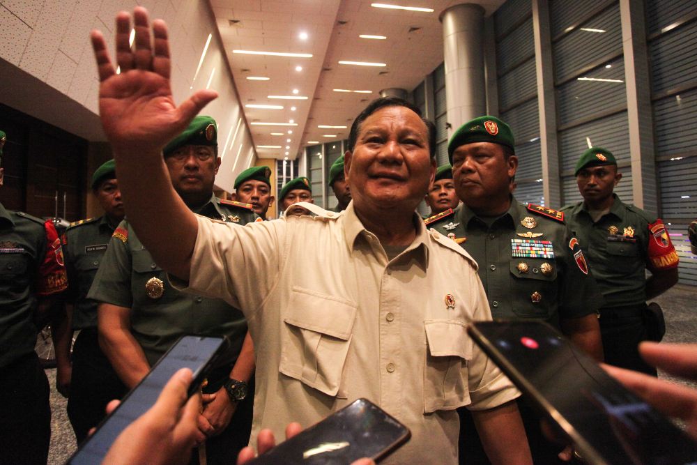 Menteri Pertahanan Prabowo Subianto /Didik Suhartono/rwa.