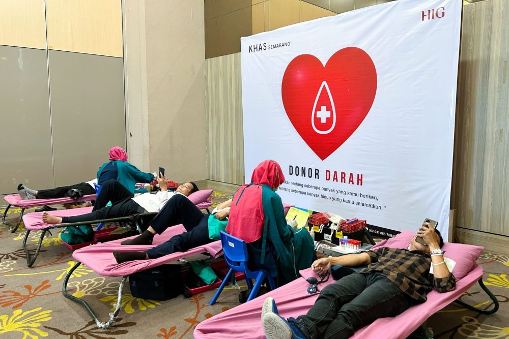  Rayakan HUT Kota Semarang, KHAS Semarang Hotel Gelar Donor Darah