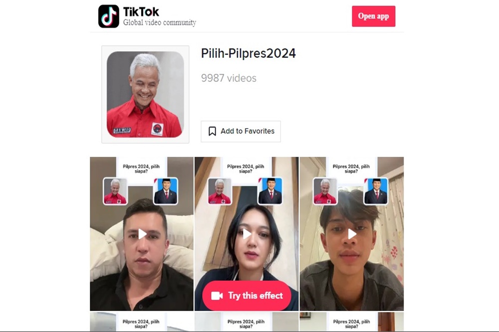  Viral Tren Capres Pilihan 2024 di TikTok, Begini Cara Mainnya