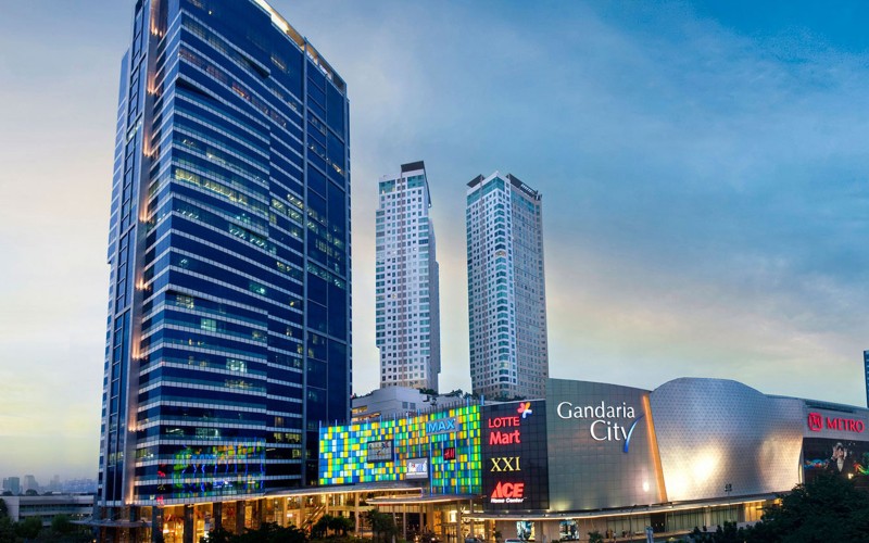 Gandaria City, salah satu proyek andalan PT Pakuwon Jati Tbk di Jakarta. Proyek ini merupakan proyek mixed use yang terdiri dari pusat perbelanjaan, hotel, dan apartemen./pakuwonjati.com