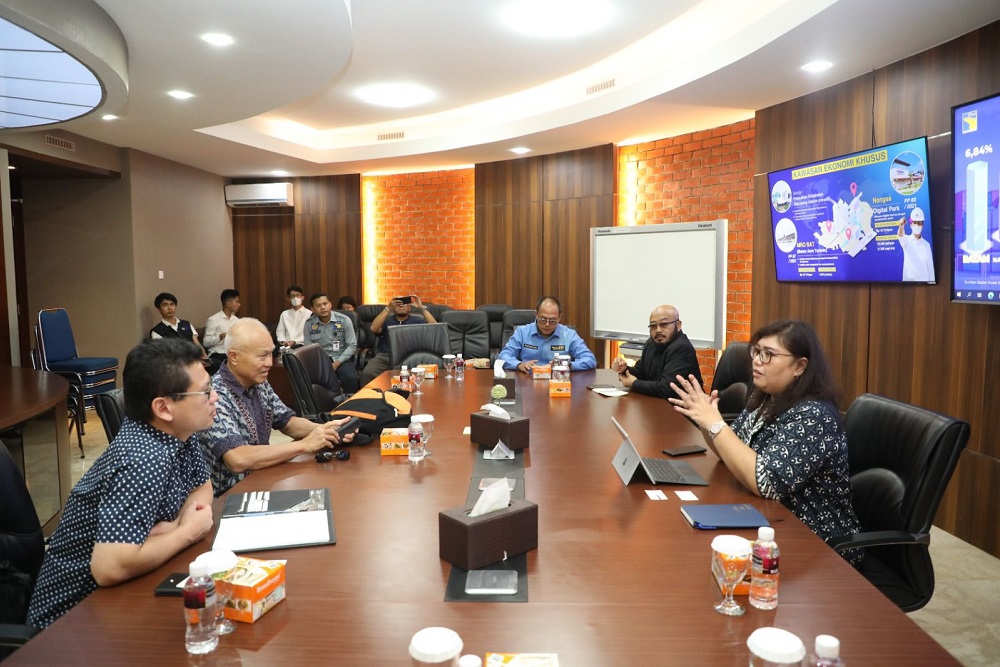 Wigetworks berkunjung ke BP Batam. Pertemuan lanjutan tersebut membahas rencana investasi mereka terkait pengembangan teknologi transportasi di Batam.