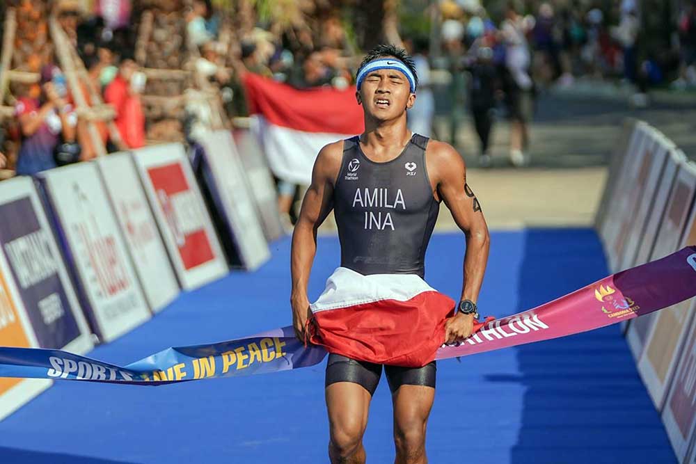  Rashif Amila Yaqin Sumbang Medali Emas Pertama Untuk Indonesia Pada SEA Games 2023