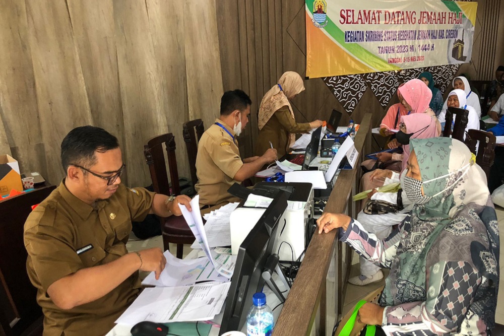  Ribuan Calon Haji Asal Kabupaten Cirebon Mulai Tes Kesehatan