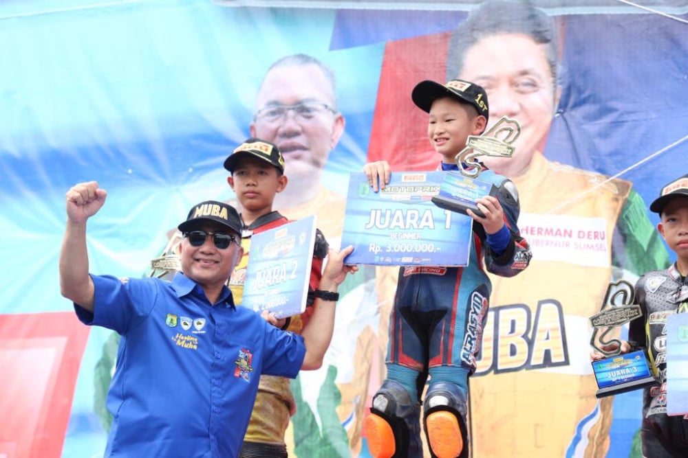  Atlet Binaan PPLP-D Muba Raih Juara Umum Kejurnas Motoprix 2023