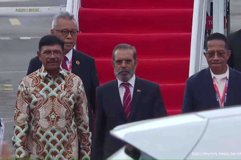  PM Timor Leste Tiba di Labuan Bajo, Disambut Johnny G. Plate