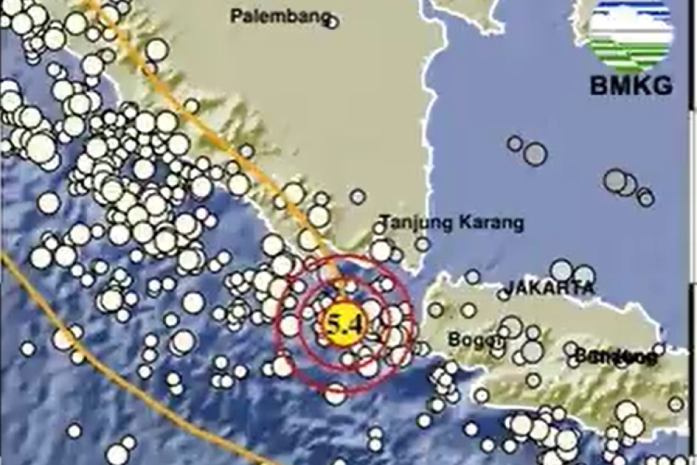  Gempa Banten M5,4 Terasa di Jakarta, BMKG: Tidak Berpotensi Tsunami