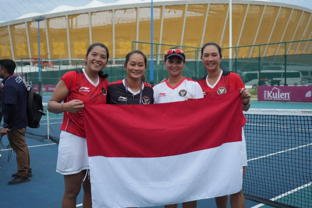  Penantian 18 Tahun Tim Tenis Beregu Putri Indonesia Rebut Emas Sea Games