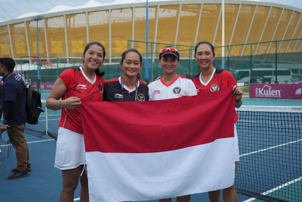  Tangan Dingin Wynne Prakusya Bantu Tenis Putri Raih Emas Sea Games 2023