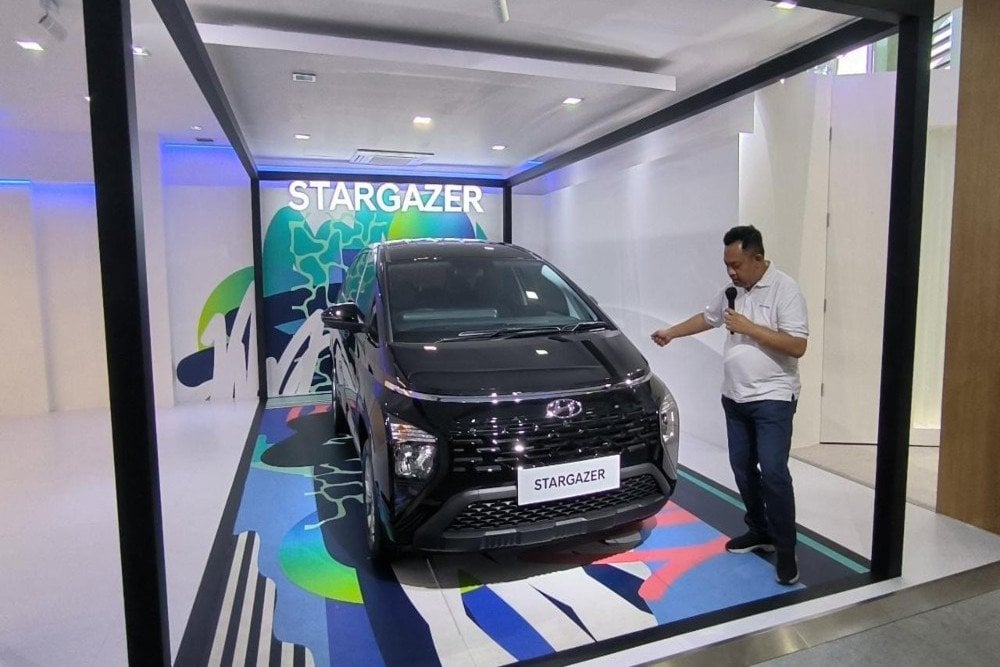 Peluncuran Hyundai Stargazer tipe Active, Kamis (10/5/2023)/Bisnis-Anshary Madya