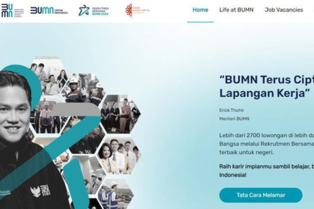  Link dan Cara Daftar Rekrutmen Bersama BUMN 2023, Cek Syaratnya di Sini!