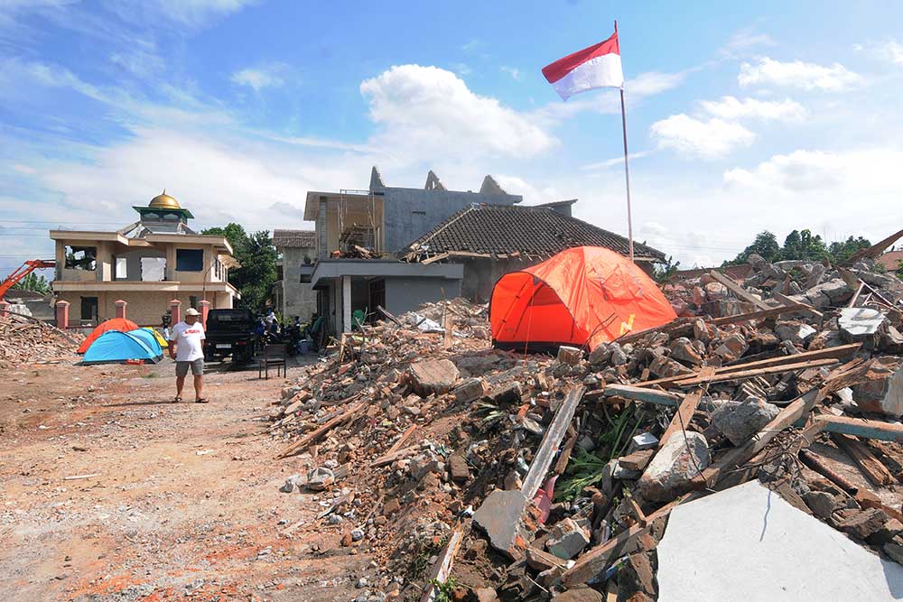  Warga di Klaten Dirikan Tenda Pascaeksekusi Lahan Jalan Tol Solo-Yogyakarta